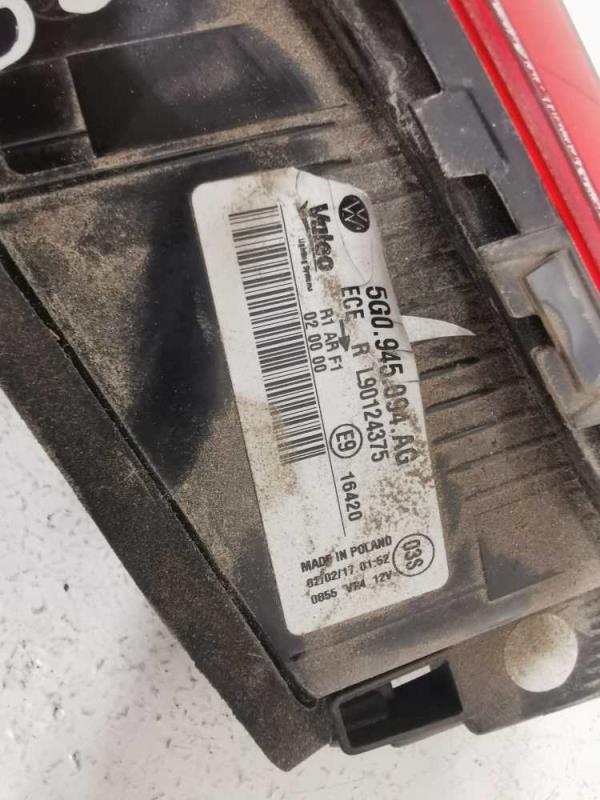 FEU ARRIERE DROIT VW GOLF 7 2017-2020 3/5-PORTE PARTIE HAYON - Vue 3